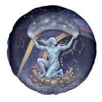 Shu Celestial Constellations Spare Tire Cover Rainbow Ancient Egyptian Sky Deity Theme