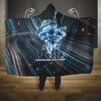 Shu Air Void Egyptian Hooded Blanket with Storm God and Ankh Ancient Mythology