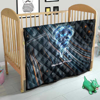 Shu Air Void Egyptian Quilt with Storm God and Ankh Ancient Mythology