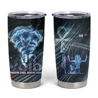 Shu Air Void Egyptian Tumbler Cup with Storm God and Ankh Ancient Mythology