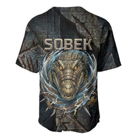 Sobek Egypt Baseball Jersey with Crocodile Head Water Symbolism Ancient Guardian