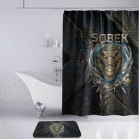Sobek Egypt Bathroom Set with Crocodile Head Water Symbolism Ancient Guardian