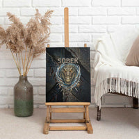 Sobek Egypt Canvas Wall Art with Crocodile Head Water Symbolism Ancient Guardian