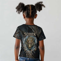 Sobek Egypt Kid T shirt with Crocodile Head Water Symbolism Ancient Guardian