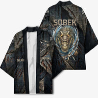 Sobek Egypt Kimono with Crocodile Head Water Symbolism Ancient Guardian