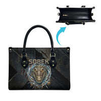 Sobek Egypt Leather Bag with Crocodile Head Water Symbolism Ancient Guardian