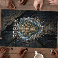 Sobek Egypt Puzzle with Crocodile Head Water Symbolism Ancient Guardian