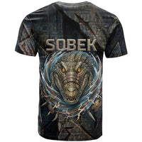 Sobek Egypt T shirt with Crocodile Head Water Symbolism Ancient Guardian