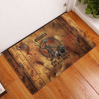 Onuris Rubber Doormat Egyptian War God Slayer of Enemies Spear Lion Ancient Battle