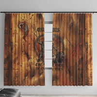 Onuris Window Curtain Egyptian War God Slayer of Enemies Spear Lion Ancient Battle