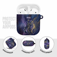 Onuris AirPods Case Cosmic Warrior Egyptian God Eye of Horus Spears Starry Night