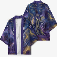 Onuris Kimono Cosmic Warrior Egyptian God Eye of Horus Spears Starry Night