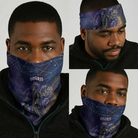 Onuris Neck Gaiter Cosmic Warrior Egyptian God Eye of Horus Spears Starry Night