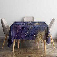Onuris Tablecloth Cosmic Warrior Egyptian God Eye of Horus Spears Starry Night