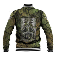 Osiris Baseball Jacket Lord of Eternity Egyptian God Throne Mummy Staffs Ancient