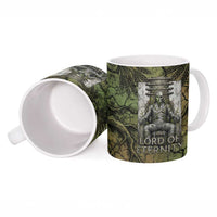 Osiris Ceramic Mug Lord of Eternity Egyptian God Throne Mummy Staffs Ancient