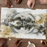 Osiris Egyptian Puzzle God of Afterlife Feather Scale Judgment Eye of Horus