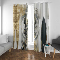 Osiris Egyptian Window Curtain God of Afterlife Feather Scale Judgment Eye of Horus