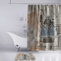 Ptah Egyptian Bathroom Set God of Crafts Architecture Tools Fashioner of the Earth
