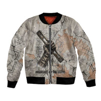 Ptah Egyptian Bomber Jacket God of Crafts Architecture Tools Fashioner of the Earth