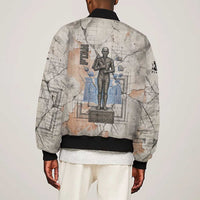Ptah Egyptian Bomber Jacket God of Crafts Architecture Tools Fashioner of the Earth
