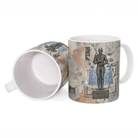 Ptah Egyptian Ceramic Mug God of Crafts Architecture Tools Fashioner of the Earth