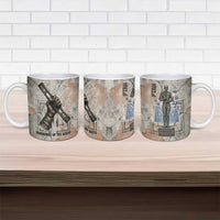 Ptah Egyptian Ceramic Mug God of Crafts Architecture Tools Fashioner of the Earth