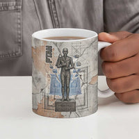 Ptah Egyptian Ceramic Mug God of Crafts Architecture Tools Fashioner of the Earth