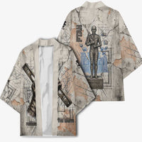 Ptah Egyptian Kimono God of Crafts Architecture Tools Fashioner of the Earth