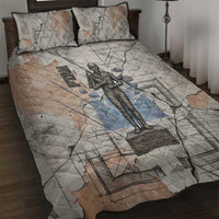 Ptah Egyptian Quilt Bed Set God of Crafts Architecture Tools Fashioner of the Earth