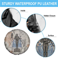 Ptah Egyptian Spare Tire Cover God of Crafts Architecture Tools Fashioner of the Earth