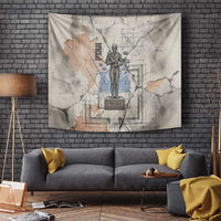 Ptah Egyptian Tapestry God of Crafts Architecture Tools Fashioner of the Earth