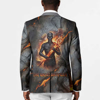 Ptah Egyptian Blazer God of Creation Great Artificer Hammer - Anvil Fire Forged