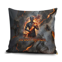 Ptah Egyptian Pillow Cover God of Creation Great Artificer Hammer - Anvil Fire Forged