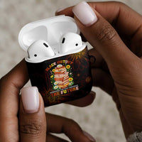 Black History Month Black African American Teachers AirPods Case Afrocentric Floral Art with Motivational Typography