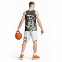 Cool Raccoon Drinking Iced Coffee Basketball Jersey Funny Animal Meme Urban Night Photography