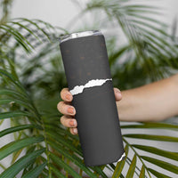 Cool Raccoon Drinking Iced Coffee Skinny Tumbler Funny Animal Meme Urban Night Photography