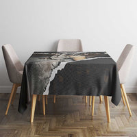 Cool Raccoon Drinking Iced Coffee Tablecloth Funny Animal Meme Urban Night Photography