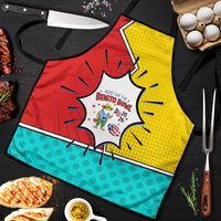 Benito Bowl Puerto Rican Frog Apron Playful Pop‑Culture Game Day