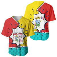 Benito Bowl Puerto Rican Frog Baseball Jersey Playful Pop‑Culture Game Day