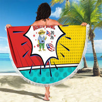 Benito Bowl Puerto Rican Frog Beach Blanket Playful Pop‑Culture Game Day