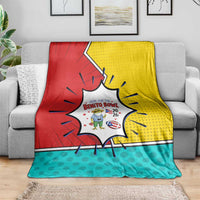 Benito Bowl Puerto Rican Frog Blanket Playful Pop‑Culture Game Day