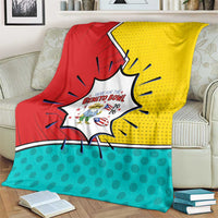 Benito Bowl Puerto Rican Frog Blanket Playful Pop‑Culture Game Day