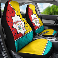 Benito Bowl Puerto Rican Frog Car Seat Cover Playful Pop‑Culture Game Day