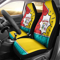 Benito Bowl Puerto Rican Frog Car Seat Cover Playful Pop‑Culture Game Day