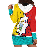 Benito Bowl Puerto Rican Frog Hoodie Dress Playful Pop‑Culture Game Day