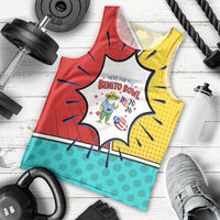 Benito Bowl Puerto Rican Frog Men Tank Top Playful Pop‑Culture Game Day
