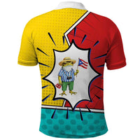 Benito Bowl Puerto Rican Frog Polo Shirt Playful Pop‑Culture Game Day