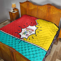 Benito Bowl Puerto Rican Frog Quilt Playful Pop‑Culture Game Day