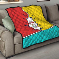 Benito Bowl Puerto Rican Frog Quilt Playful Pop‑Culture Game Day